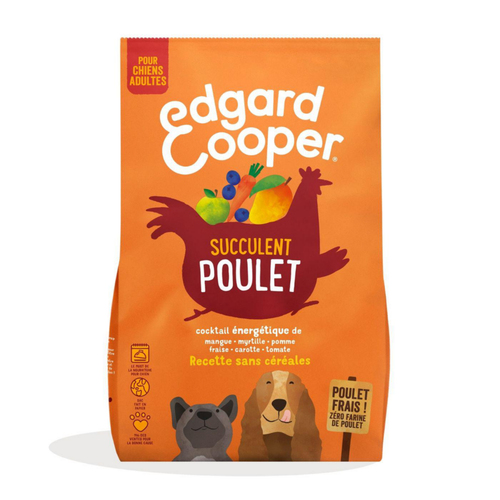 Visuel 1 du produit Edgard & Cooper Croquettes Chien Adulte Poulet Sans Céréales - 2,5 kg
