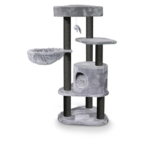 Visuel 1 du produit Arbre à Chat – Petrebels Charlotte 134 Gris – 59 x 56 x 134 cm
