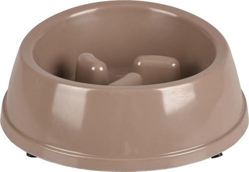 Visuel 1 du produit Gamelle anti-glouton taupe Mangi chien 950 ml – Flamingo