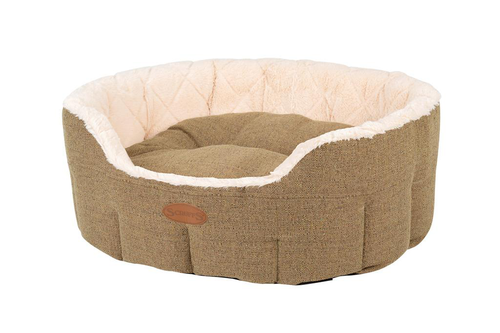 Visuel 1 du produit Couchage - Scruffs Corbeille ovale Woodlands Taille M Vert - Ø 65 cm