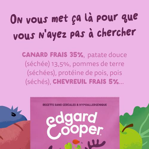 Visuel 9 du produit Edgard & Cooper Croquettes Chien Adulte Chevreuil Canard Sans Céréales - 2,5 kg