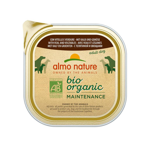 Visuel 1 du produit Boîte Chien – Almo Nature bio Veau et Légumes 300 gr