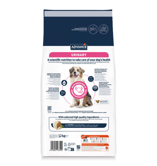 Visuel 4 du produit Advance Veterinary Diets Croquettes Chien Urinary - 12 kg