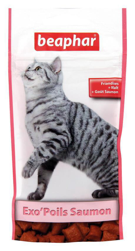 Visuel 3 du produit Friandises chat - exo poils au malt et saumon