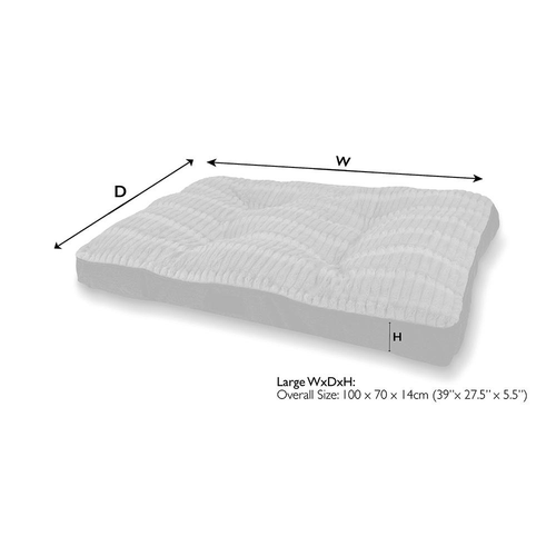 Visuel 5 du produit Scruffs Couchage Chien Coussin Ellen Gris - Taille L 100 x 70 x 10 cm
