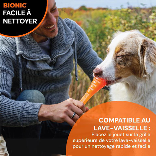 Visuel 5 du produit Bionic Jouet Chien Bâton Urban Stick Orange S - 20 x 5 x 4 cm