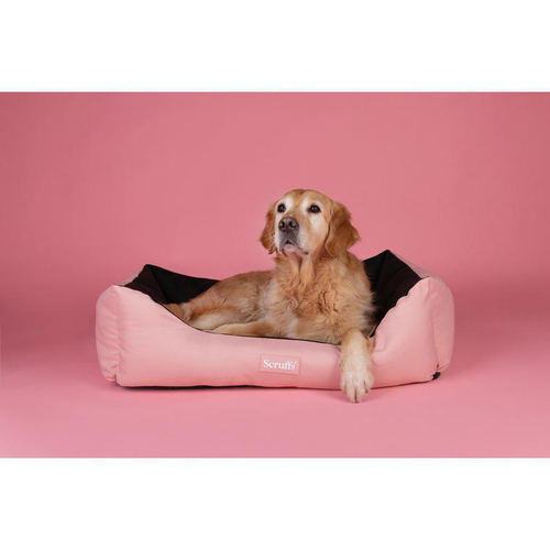 Visuel 8 du produit Couchage Chien - Scruffs Corbeille imperméable Expédition Taille XL Rose et noir - 90 x 70 cm