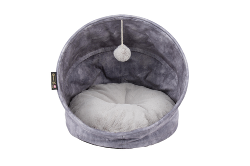 Visuel 5 du produit Couchage Chat – Scruffs Grotte Kensington Gris – 44 x 44 x 48 cm