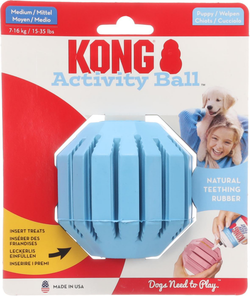 Visuel 5 du produit Kong Jouet Chiot Puppy Activity Ball (Livré aléatoirement parmi 2 coloris)