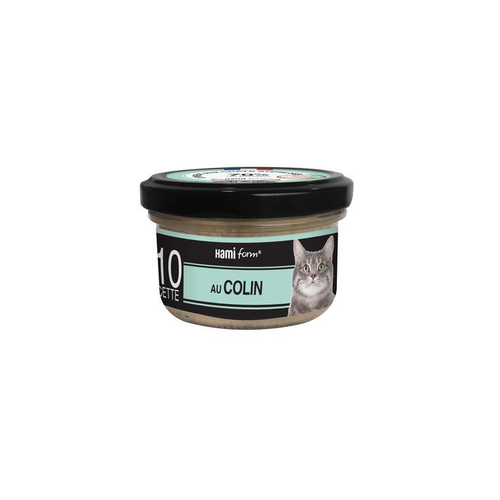 Visuel 1 du produit Hamiform Cuisinés pour chat Recette n°10 Colin - 80 gr