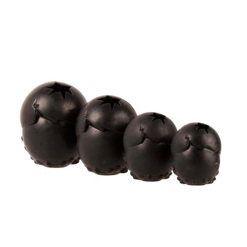 Visuel 3 du produit Bite Me Jouet Chien Distributeur De Friandises Caoutchouc Noir Grrrip It - Taille L 13 x 10 x 9 cm
