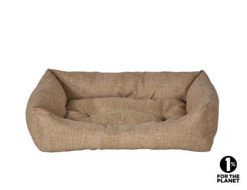 Visuel 1 du produit Vadigran Panier carré pour chien Adelle beige - 45 x 60 x 16 cm
