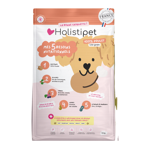 Visuel 1 du produit Holistipet Croquettes Chien Poulet - 2,5 kg