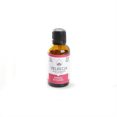 Visuel 1 du produit Velbecia Fleurs De Bach Animal Boulimie Sans Alcool Made In France - 30 ml