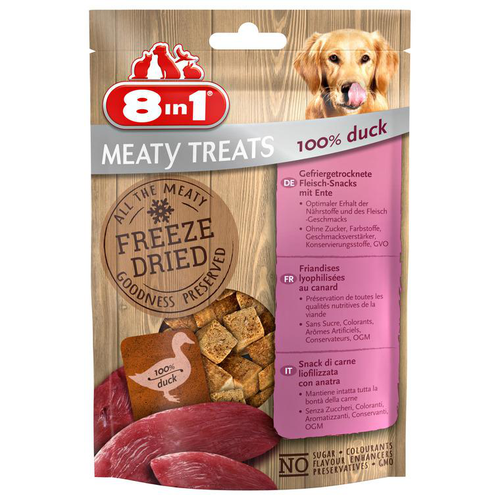 Visuel 1 du produit Friandises Chien – 8in1 Meaty Treats poitrine de canard – 50 g