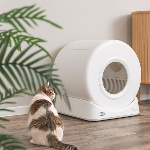 Visuel 10 du produit Maison de toilette auto-nettoyante coloris blanc Trixie - 51 x 56 x 54 cm