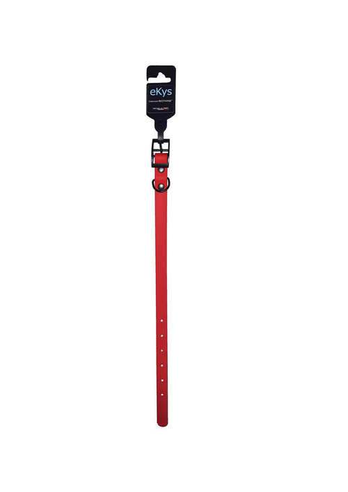 Visuel 1 du produit Collier Chien - eKys BioThane® Rouge - 25 mm