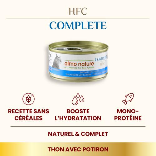 Visuel 2 du produit Boîte Chat – Almo Nature HFC Complete - Thon avec Potiron 70 gr
