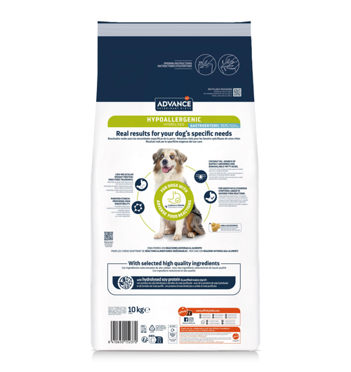 Visuel 4 du produit Advance Veterinary Diets Croquettes Chien Hypoallergenic - 10 kg