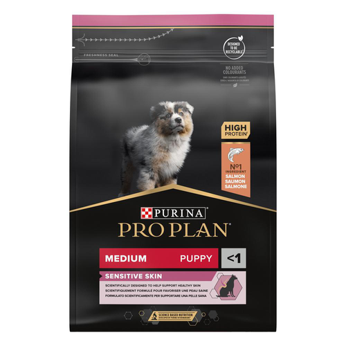 Visuel 2 du produit Croquettes Chien – Pro Plan Sensitive Skin Puppy Medium - 3 kg