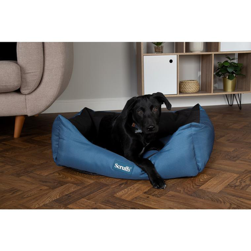 Visuel 2 du produit Couchage Chien - Scruffs Corbeille imperméable Expédition Taille M Bleu et noir - 60 x 50 cm