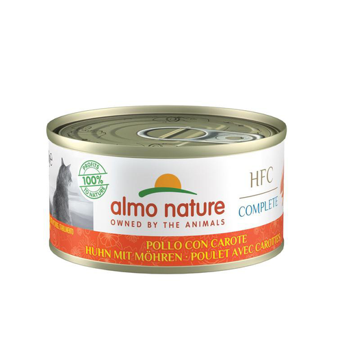 Visuel 1 du produit Boîte Chat – Almo Nature HFC Complete Poulet avec Carotte 70 gr