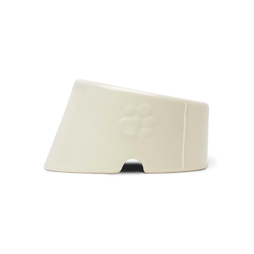 Visuel 1 du produit Gamelle Chien – Scruffs Gamelle Icon face aplatie beige clair – Ø 18 x 10,5 cm