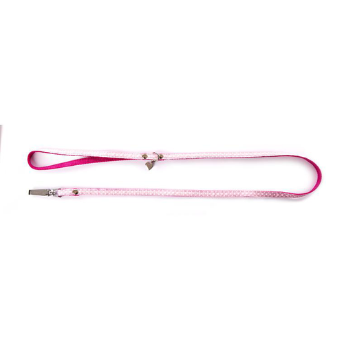 Visuel 1 du produit Laisse Pois pour chien coloris rose - XS