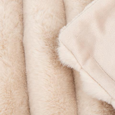 Visuel 3 du produit Scruffs Plaid Aspen Fausse Fourrure Crème - 110 x 75 cm