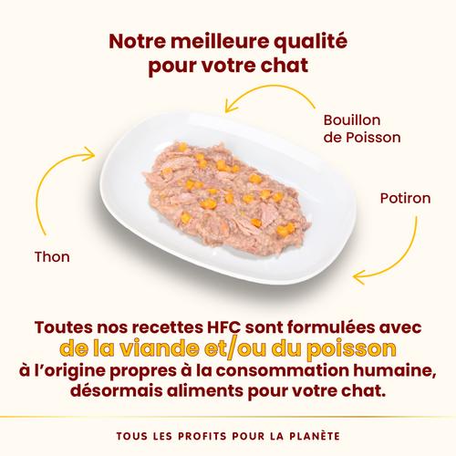 Visuel 3 du produit Boîte Chat – Almo Nature HFC Complete - Thon avec Potiron 70 gr