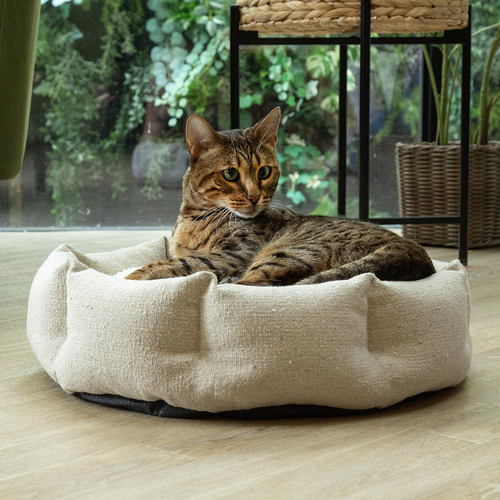 Visuel 8 du produit Scruffs Couchage Chat Corbeille Eco Eden Crème - Ø 45 cm