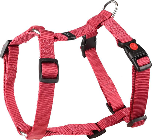 Visuel 1 du produit Harnais Chien - Flamingo Harnais H nylon S Rose - 35 / 50 x 1,5 x 0,2 cm