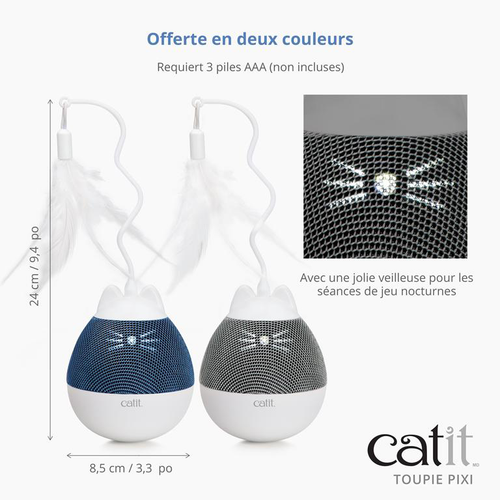 Visuel 5 du produit Jouet Chat – Catit PIXI Spinner bleu