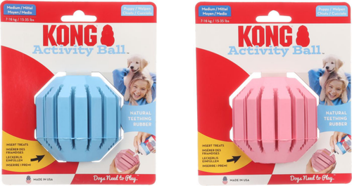 Visuel 4 du produit Kong Jouet Chiot Puppy Activity Ball (Livré aléatoirement parmi 2 coloris)
