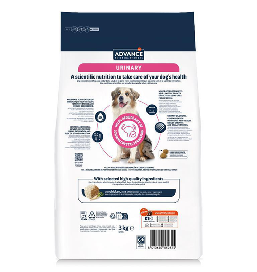 Visuel 4 du produit Advance Veterinary Diets Croquettes Chien Urinary - 3 kg