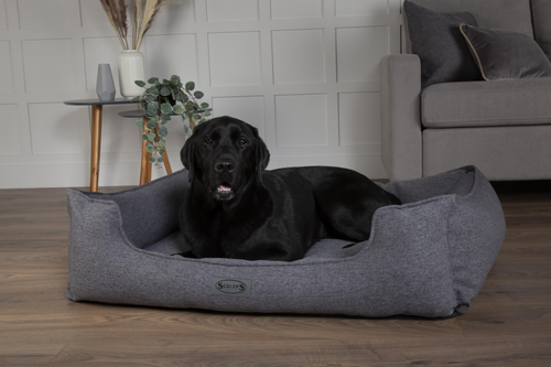 Visuel 2 du produit Couchage Chien - Scruffs Corbeille Manhattan Taille XXL Gris - 110 x 80 cm