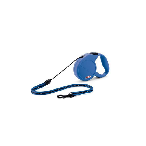Visuel 1 du produit Laisse enrouleur Flexi Classic Basic 2 bleu 5 m