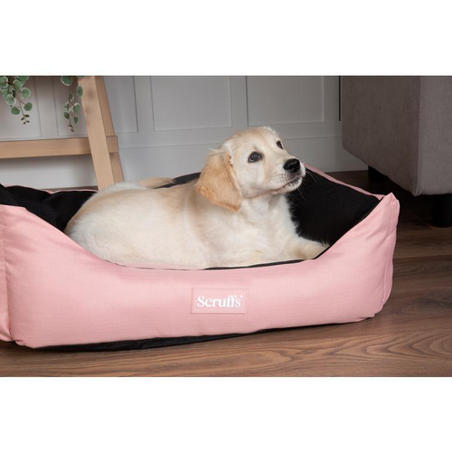 Visuel 6 du produit Couchage Chien - Scruffs Corbeille imperméable Expédition Taille XL Rose et noir - 90 x 70 cm