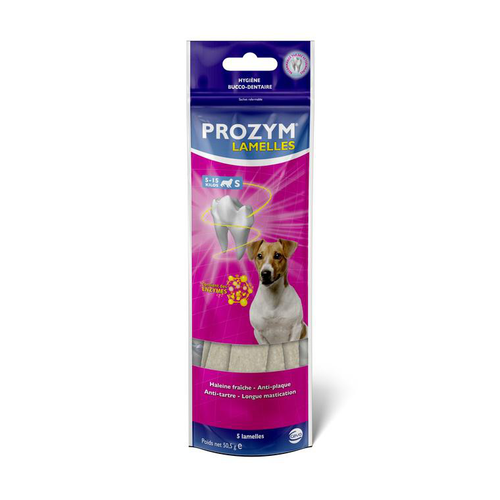Visuel 1 du produit Friandises Chien – Prozym Lamelles dentaires x5 – taille S