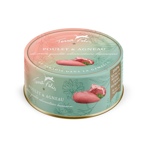 Visuel 1 du produit Boîtes Chat - Terra Felis poulet agneau - 80 g