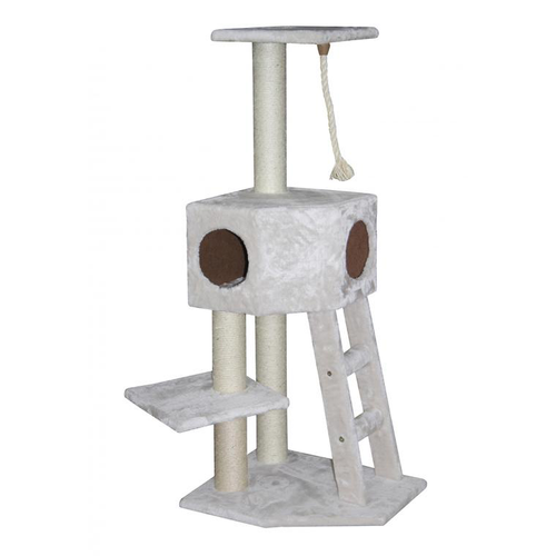Visuel 1 du produit Habitat Chat – Arbre à Chat Classic Rover coloris beige – Hauteur 120 cm