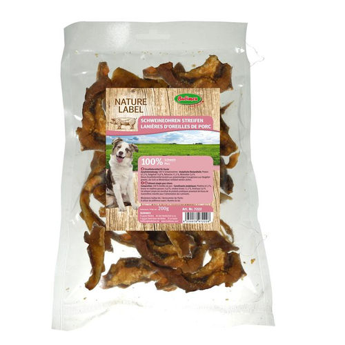 Visuel 1 du produit Friandises Chien - Bubimex Chips d’oreilles de porc - 200 gr
