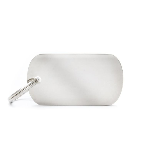 Visuel 1 du produit My Family Médaille Chien Basic Militaire Gris - 40 x 22 x 2 mm