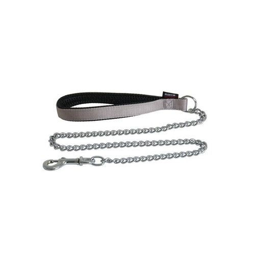 Visuel 1 du produit Laisse Chien - Martin Sellier Laisse Chaîne Gris - 100 x 2,5 cm