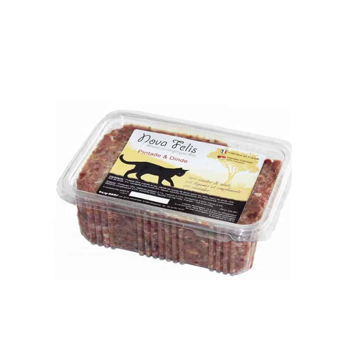 Visuel 1 du produit BARF Chat - Nova Felis Pintade et Dinde surgelé - 1 kg