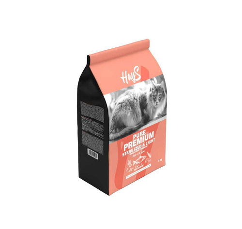 Visuel 1 du produit Croquettes Chat Stérilisé – Hays Pure Premium Light au saumon– 2 kg