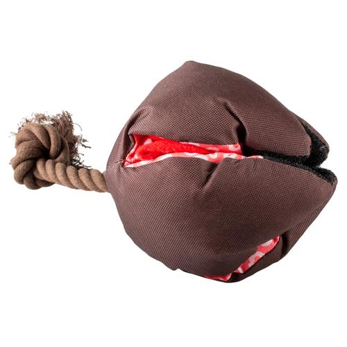 Visuel 2 du produit Duvoplus Jouet Chien Distributeur À Friandises Marron Pitahaya - Taille 37 x 37 x 26 cm