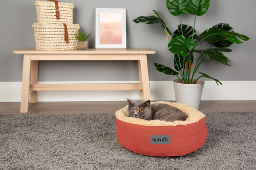 Visuel 3 du produit Couchage - Scruffs Lit rond Cosy Terracotta - Ø 45 cm