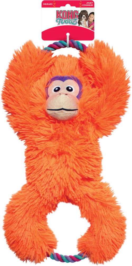Visuel 2 du produit Kong Jouet Chien Tuggz Singe orange XL - 10 x 22 x 41 cm