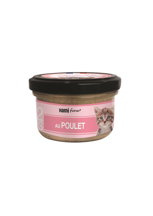 Visuel 1 du produit Hamiform Cuisinés pour chaton Recette n°20 Poulet - 80 gr